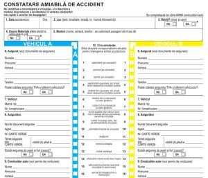 formular constatare amiabila